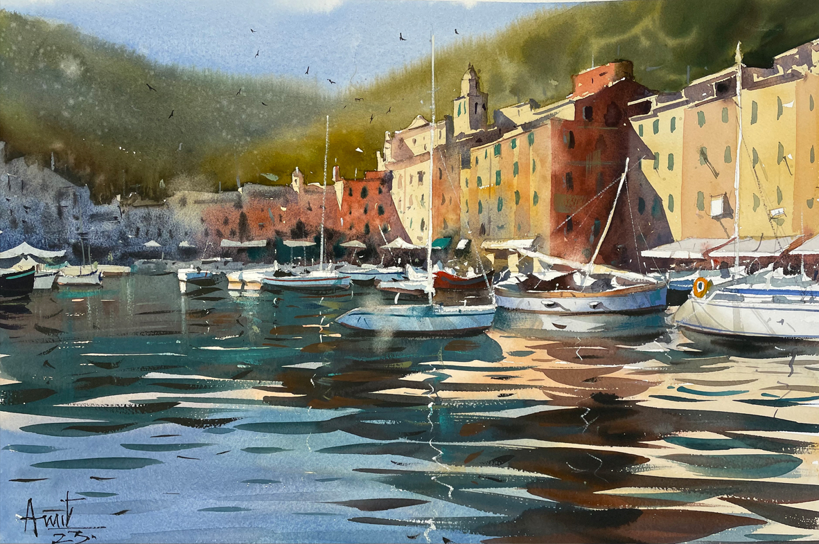 Boats of Portofino, Italy - 2023