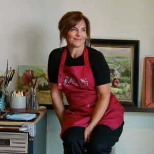 Michele Usibelli, in studio