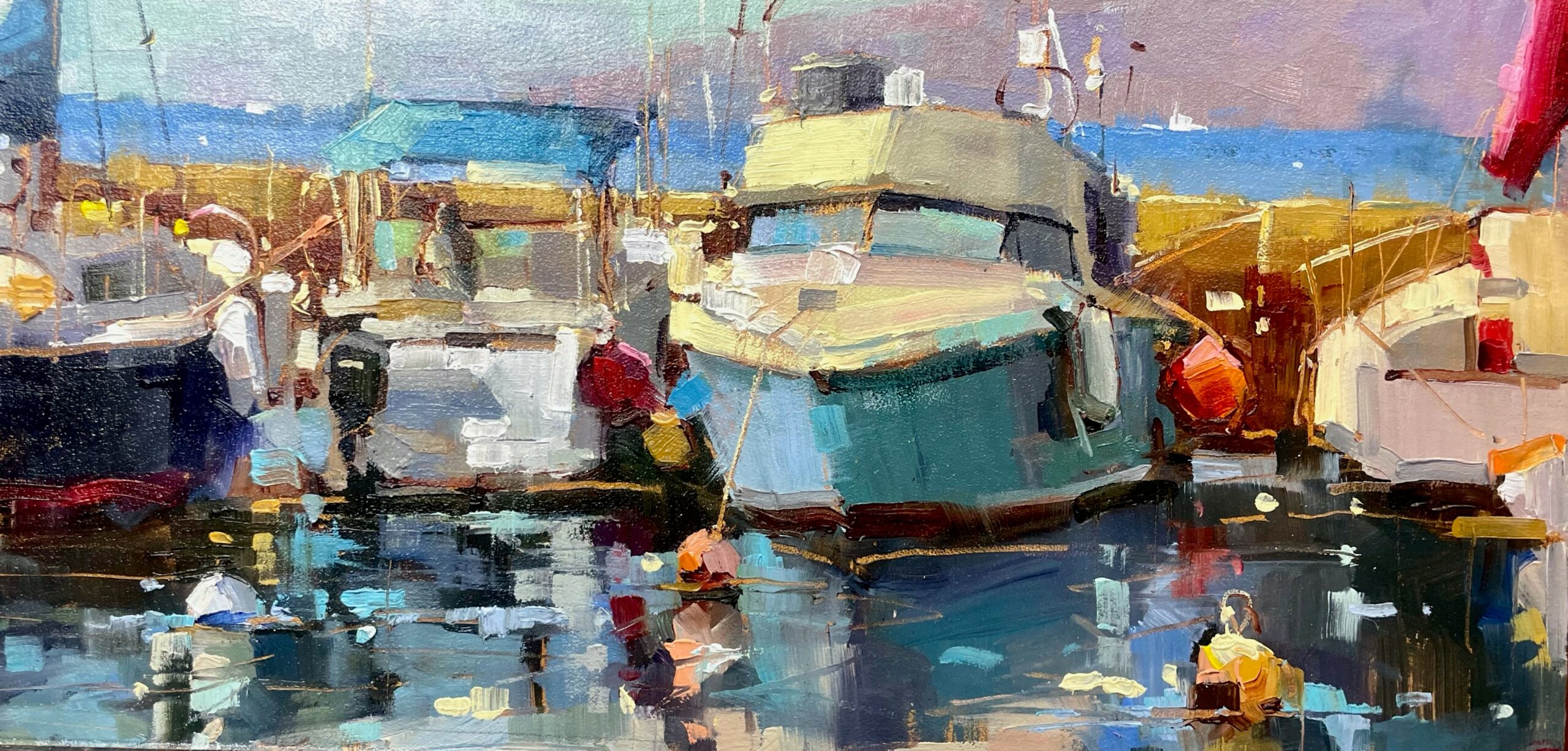 Michele Usibelli, Morning in the Marina