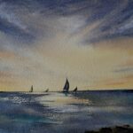 Vicki Lee, Twilight Sailing in Comet Bay